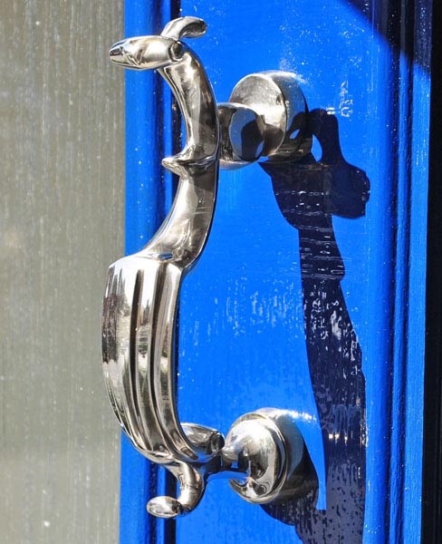 Nickel Doctor's Door Knocker