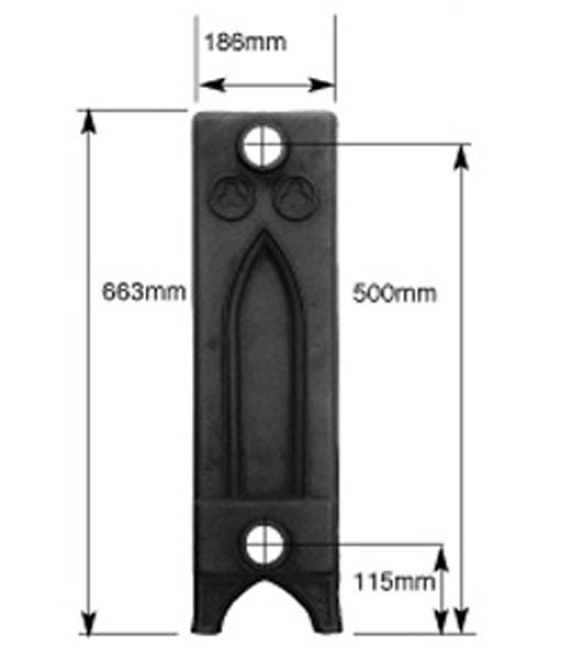 Gothic Cast Iron Radiator