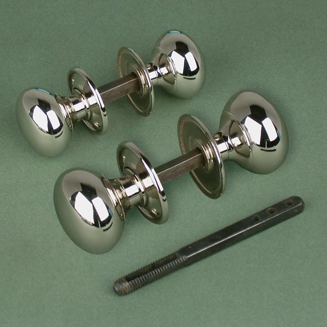 Nickel Cottage Door Knobs Nickel and Chrome Door Knobs Nickel and