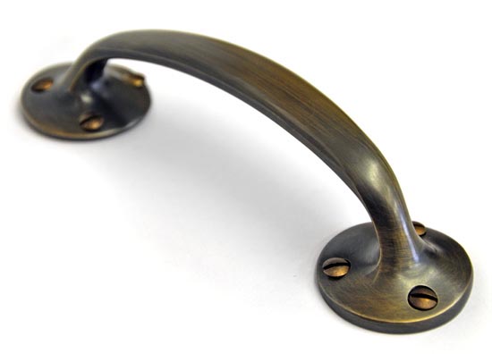 Antique Brass Bow Door Pull Handle
