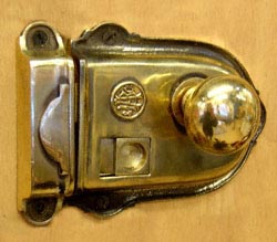 Cromwell Solid  Brass Rim Latch Set