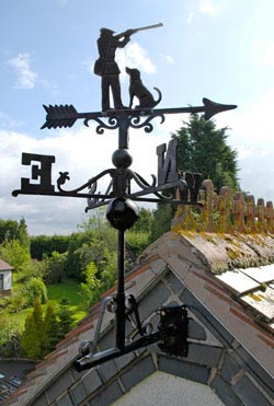 Hunting Weather Vane - Black Finish