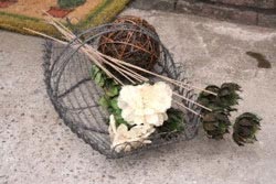 Wire Flower Basket - Trug