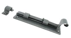 Blacksmith Pewter Patina Door Bolt