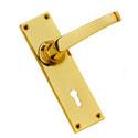 Brass Stafford Lever Door Handle