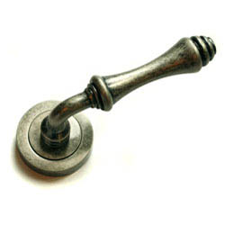 Durham Lever Door Handle - Distressed Silver Finish | Miscellaneous