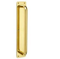 Croft 1691 Pull Handle on Plate | Pull Handles