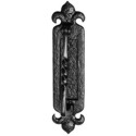 Fleur de Lys Vertical Letterplate Knocker