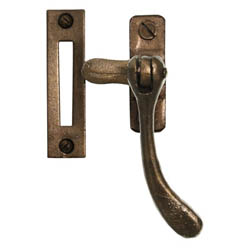 Bronze Blacksmith Pear Drop Casement Fastener