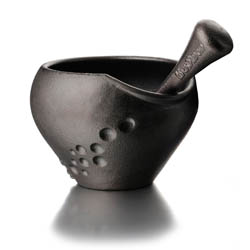 BexSimon Designer Cast Iron Pestle and Mortar | Cookware