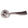 Silver and Metal Lever Door Handles