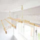 Six Lath Victorian Kitchen Maid® Pulley Clothes Airer