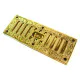 Brass Rectangle Air Vent Hit and Miss