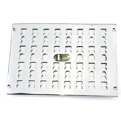 Chrome Hit and Miss Double Air Vent