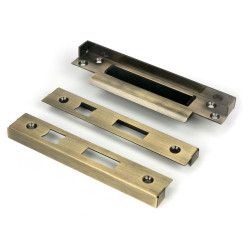 Aged Brass 1/2" Rebate Kit for Sash Lock