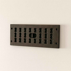 Aged Iron Hit and Miss Narrow Air Vent