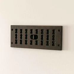Aged Iron Hit and Miss Narrow Air Vent