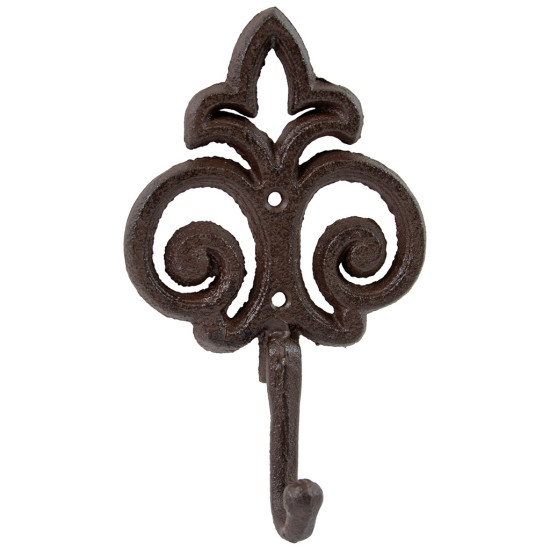Large Intricate Fleur De Lys Hook