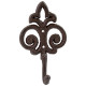Large Intricate Fleur De Lys Hook