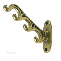 Brass 4 in 1 Coat Hook
