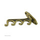 Brass 4 in 1 Coat Hook