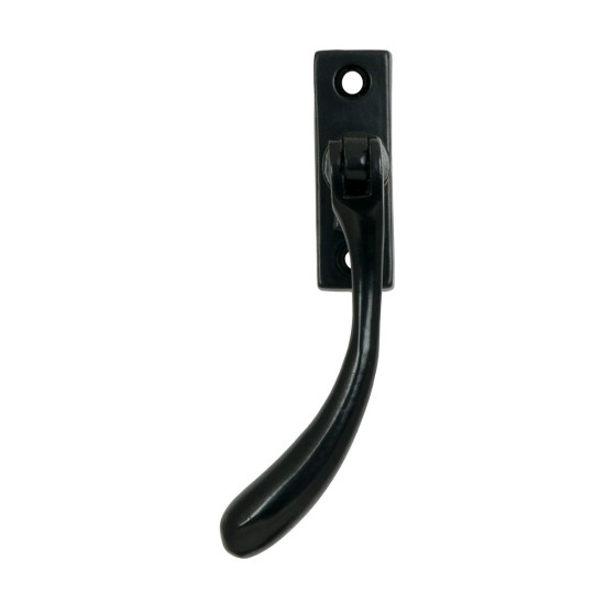 Black Slim Peardrop Espagnolette Casement Fastener