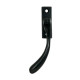 Black Slim Peardrop Espagnolette Casement Fastener