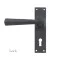Blacksmith Beeswax Straight Lever Door Handle