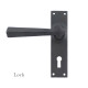Blacksmith Beeswax Straight Lever Door Handle
