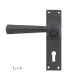 Blacksmith Beeswax Straight Lever Door Handle
