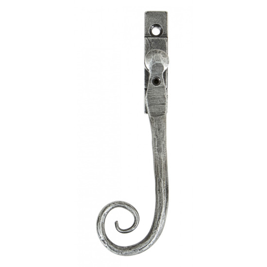 Blacksmith Pewter Patina Monkeytail Espagnolette Casement Fastener - Large