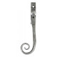 Blacksmith Pewter Patina Monkeytail Espagnolette Casement Fastener - Large
