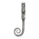 Blacksmith Pewter Patina Monkeytail Espagnolette Casement Fastener - Small