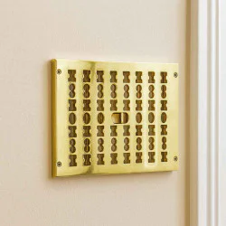 Brass Hit and Miss Double Air Vent