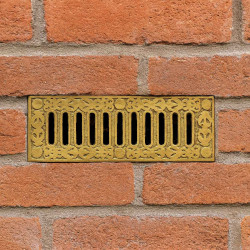 Brass Slotted Air Brick Vent
