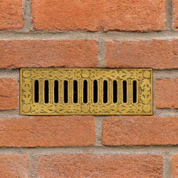 Brass Slotted Air Brick Vent