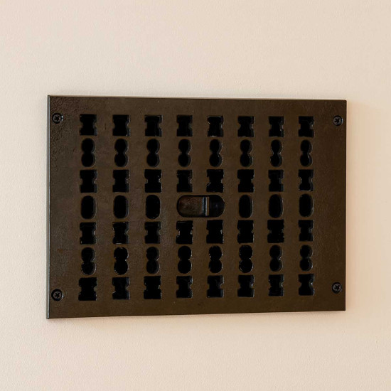 Cast Iron Hit and Miss Double Air Vent