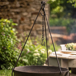 Cooking Tripod with Chain - Kadai