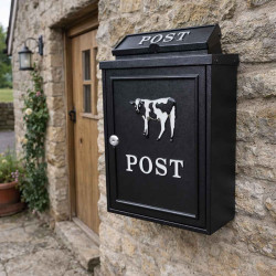 Cow Wall Mounted Post Box