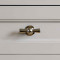 Croft 5101 Polished Nickel Crossed Cupboard Knob