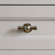 Croft 5101 Polished Nickel Crossed Cupboard Knob