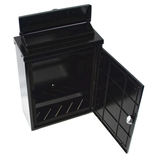 Rose Wall Mounted Post Box - Gold Finish