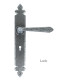 Blacksmith Pewter Patina Cromwell Lever Door Handle