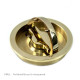 Circular Flush Latch Handle