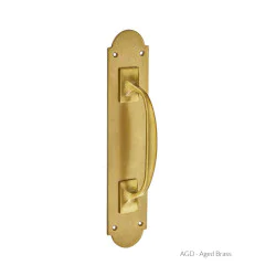 Croft 1651R Pull Handle On Shaped Plate