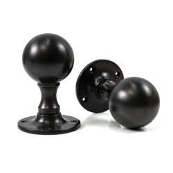 Croft 1756 Ball Door Knob -Imitation Bronze Unlacquered