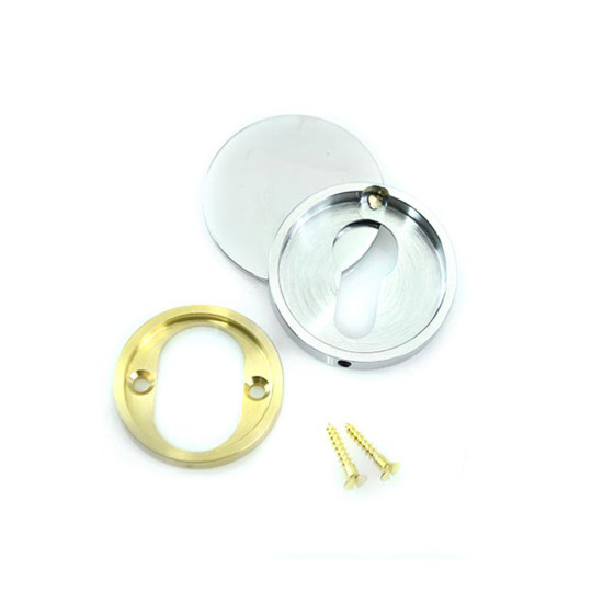 Round Euro Profile Covered Escutcheon