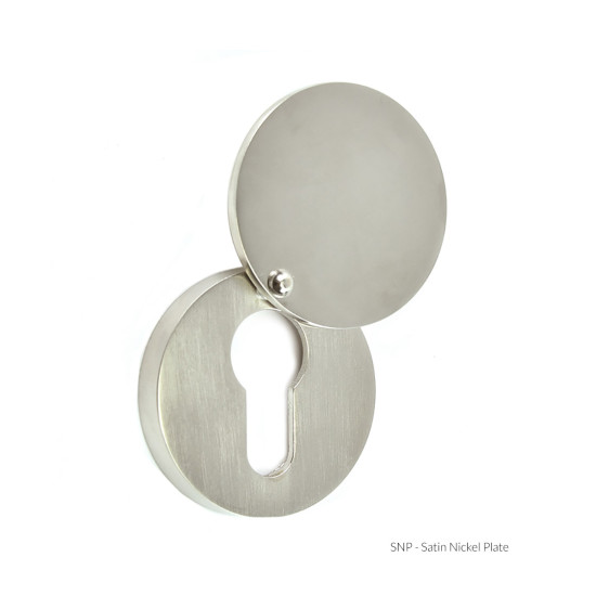 Round Euro Profile Covered Escutcheon