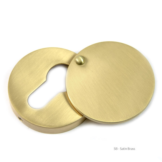 Round Euro Profile Covered Escutcheon
