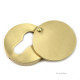 Round Euro Profile Covered Escutcheon